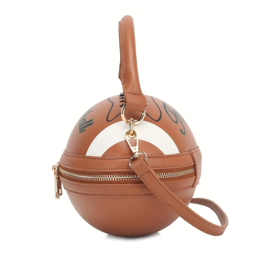 Crossbody Bag for Women – Denim, American Football Style Novelty Rugby – detail view 22