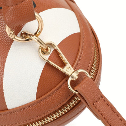 Crossbody Bag for Women – Denim, American Football Style Novelty Rugby – detail view 24