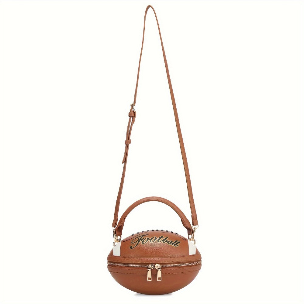 Crossbody Bag for Women – Denim, American Football Style Novelty Rugby – detail view 26