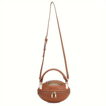 Crossbody Bag for Women – Denim, American Football Style Novelty Rugby – detail view 26