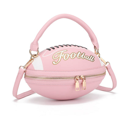 Crossbody Bag for Women – Denim, American Football Style Novelty Rugby – detail view 28