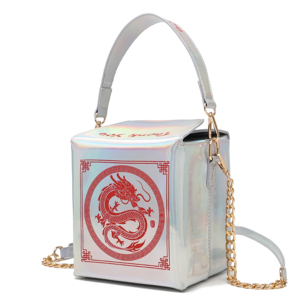 Crossbody Bag for Women – Dragon Pattern Novelty Messenger Removable – detail view 30