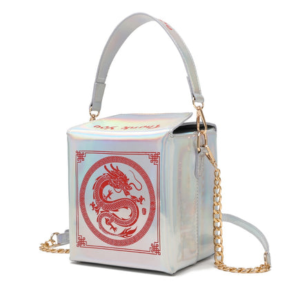 Crossbody Bag for Women – Dragon Pattern Novelty Messenger Removable – detail view 30