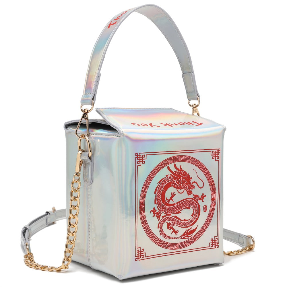 Crossbody Bag for Women – Dragon Pattern Novelty Messenger Removable – detail view 31