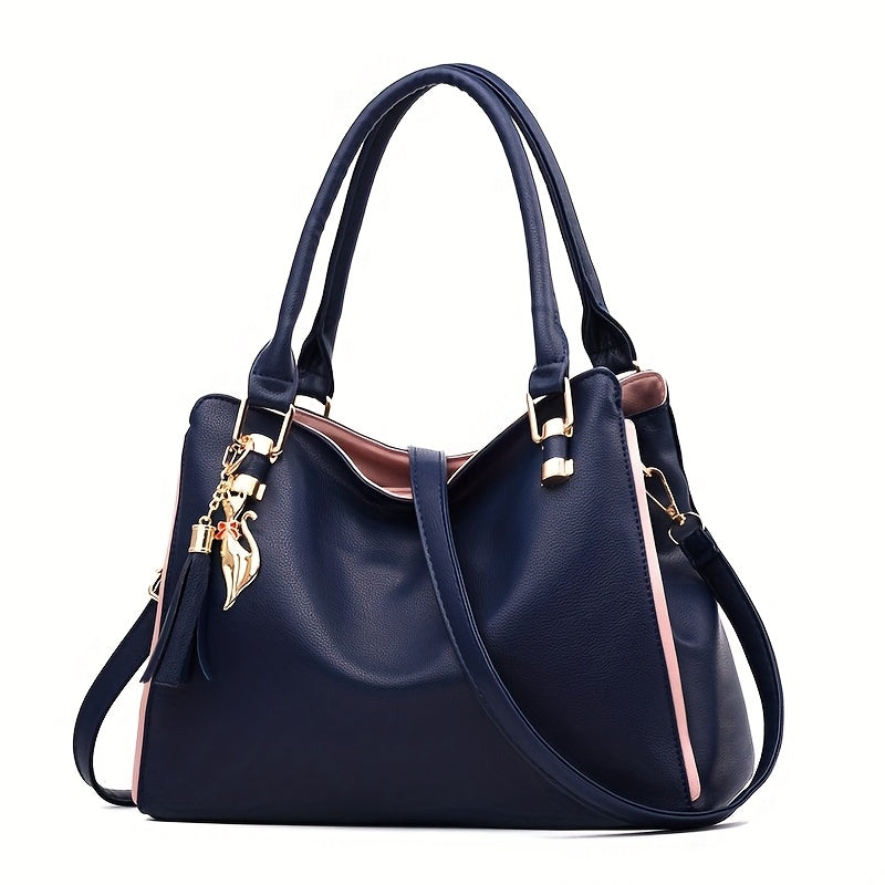 Crossbody Bag for Women – Elegant Fashion Stylish Satchel Black – front view - product view 7