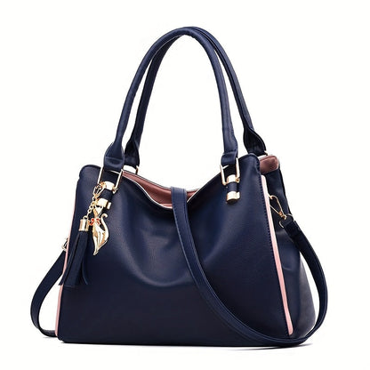 Crossbody Bag for Women – Elegant Fashion Stylish Satchel Black – front view - product view 7