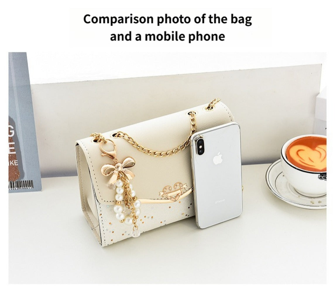Crossbody Bag for Women – for Everyday Use, Sequin Chain Korean Style Luxury – detail view 13