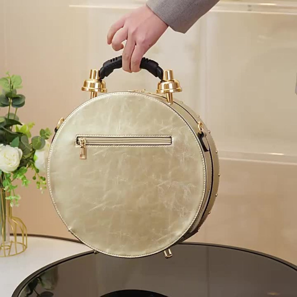 Crossbody Bag for Women – for Everyday Use, Steampunk Retro Clock Face Vintage – detail view 17
