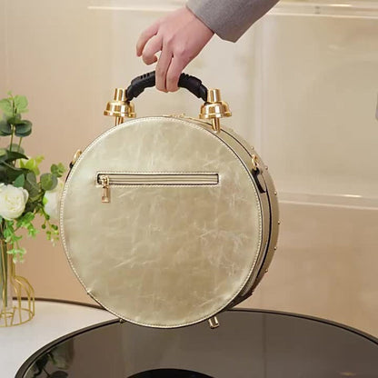 Crossbody Bag for Women – for Everyday Use, Steampunk Retro Clock Face Vintage – detail view 17