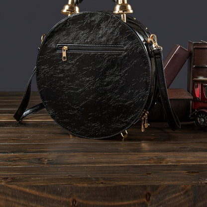 Crossbody Bag for Women – for Everyday Use, Steampunk Retro Clock Face Vintage – detail view 5