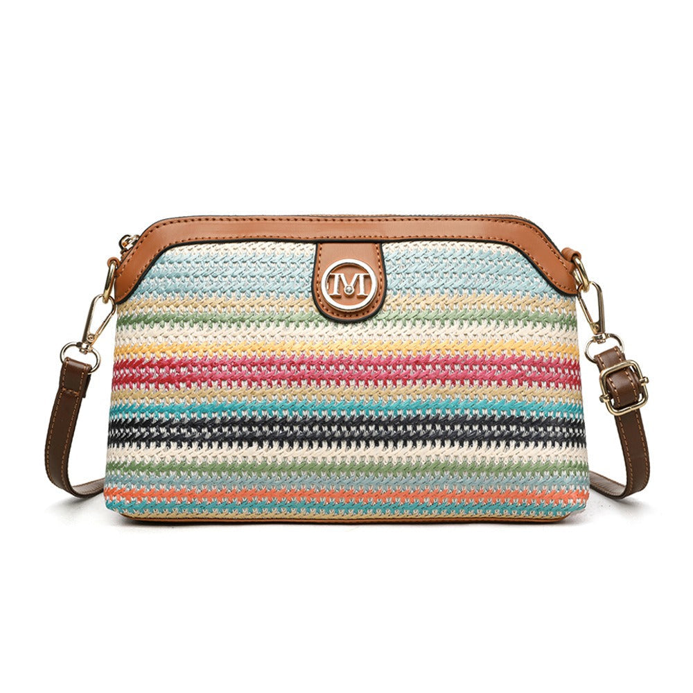 Crossbody Bag for Women – for Everyday Use, Color Block In Zipper Closure – detail view 4