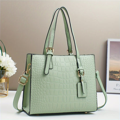Crossbody Bag for Women – for Work & Everyday Use, Crocodile Print Casual Fashion Mom – detail view 2