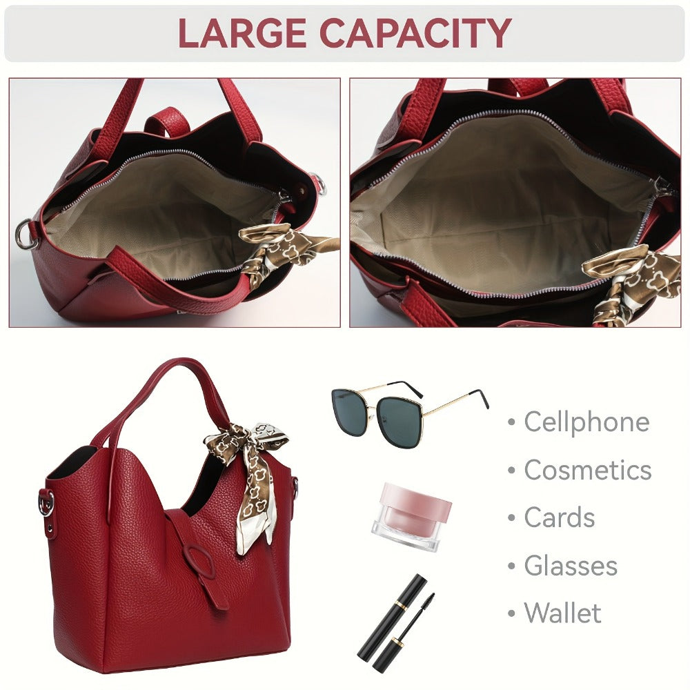 Crossbody Bag for Women – for Work & Everyday Use, Versatile Elegant Top Handle – detail view 14