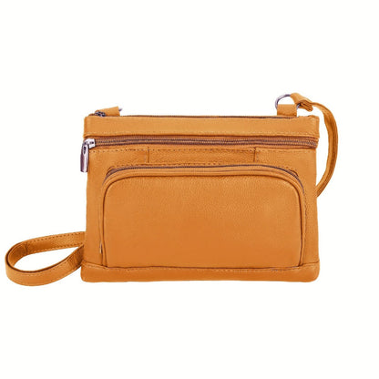 Crossbody Bag for Women – 6 Colors, Genuine Leather, Adjustable Strap, for School & – detail view 8