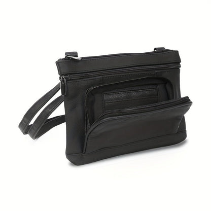 Crossbody Bag for Women – 6 Colors, Genuine Leather, Adjustable Strap, for School & – detail view 9