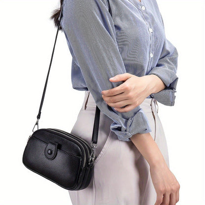 Crossbody Bag for Women – 9 Colors, Genuine Leather, Adjustable Strap, for Travel & – detail view 11