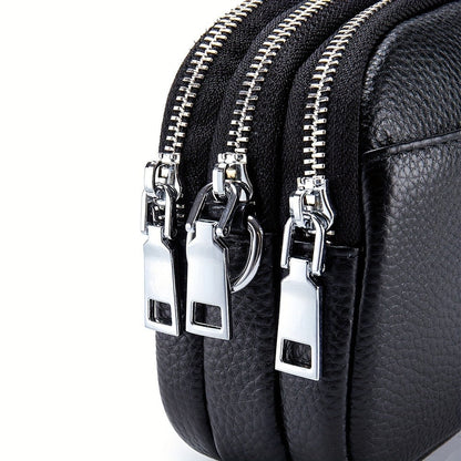 Crossbody Bag for Women – 9 Colors, Genuine Leather, Adjustable Strap, for Travel & – detail view 13