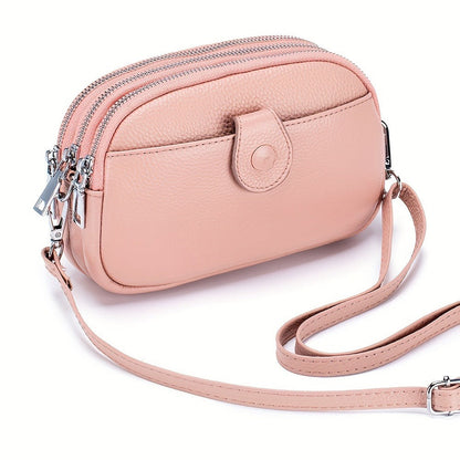 Crossbody Bag for Women – 9 Colors, Genuine Leather, Adjustable Strap, for Travel & – detail view 14