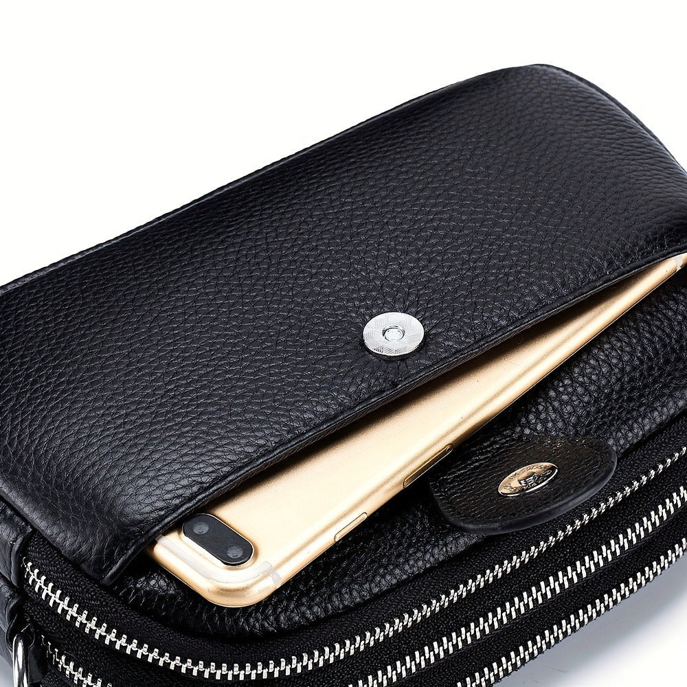 Crossbody Bag for Women – 9 Colors, Genuine Leather, Adjustable Strap, for Travel & – detail view 15