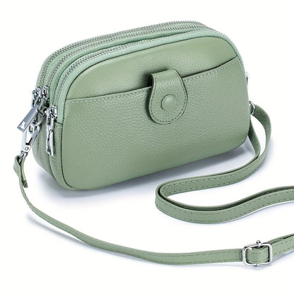 Crossbody Bag for Women – 9 Colors, Genuine Leather, Adjustable Strap, for Travel & – detail view 21