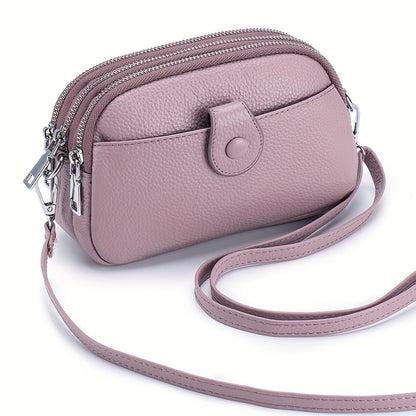 Crossbody Bag for Women – 9 Colors, Genuine Leather, Adjustable Strap, for Travel & – detail view 20