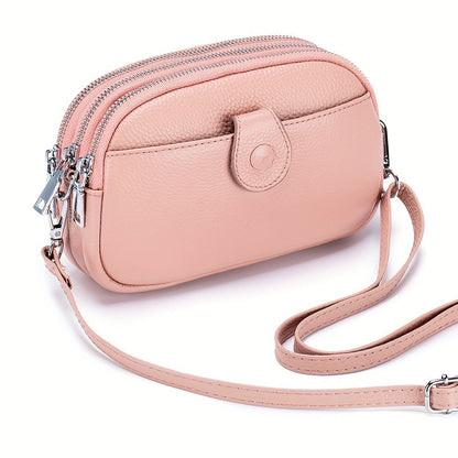 Crossbody Bag for Women – 9 Colors, Genuine Leather, Adjustable Strap, for Travel & – detail view 24