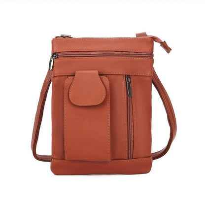 Crossbody Bag for Women – Genuine Leather, Adjustable Strap – detail view 9