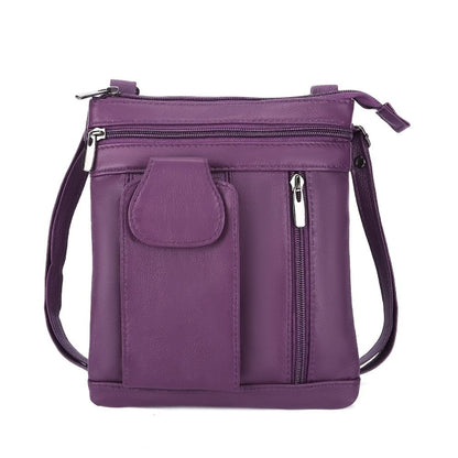 Crossbody Bag for Women – Genuine Leather, Adjustable Strap – detail view 11