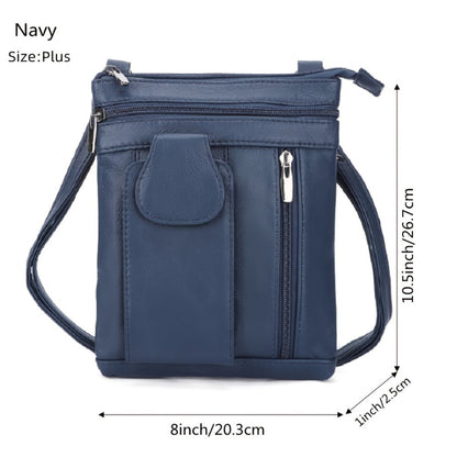 Crossbody Bag for Women – Genuine Leather, Adjustable Strap – detail view 15