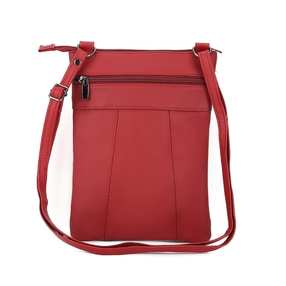 Crossbody Bag for Women – Genuine Leather, Adjustable Strap – detail view 7