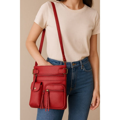 Crossbody Bag for Women – Genuine Leather, Adjustable Strap – alternate view