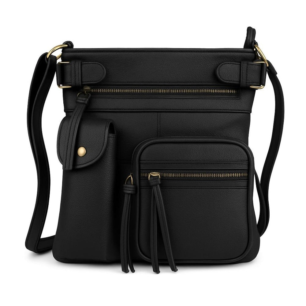 Crossbody Bag for Women – Genuine Leather, Adjustable Strap – detail view 19