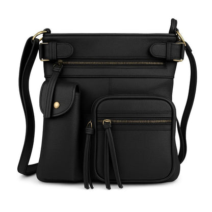 Crossbody Bag for Women – Genuine Leather, Adjustable Strap – detail view 19