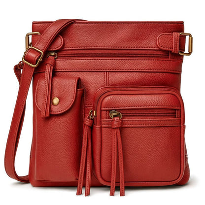 Crossbody Bag for Women – Genuine Leather, Adjustable Strap – detail view 3