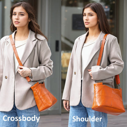 Crossbody Bag for Women – Genuine Leather, for Work & Everyday Use – detail view 21