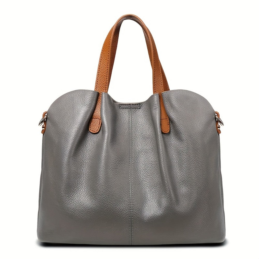 Crossbody Bag for Women – Genuine Leather, Genuine Leather Large Cowhide Wrist – front view