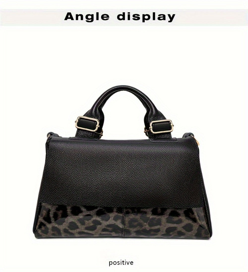 Crossbody Bag for Women – Genuine Leather, Genuine Leather Boston Top Handle – detail view 21