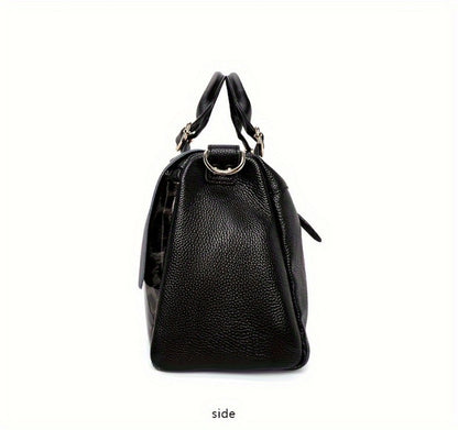 Crossbody Bag for Women – Genuine Leather, Genuine Leather Boston Top Handle – detail view 22