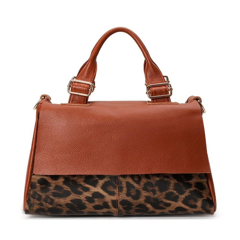 Crossbody Bag for Women – Genuine Leather, Genuine Leather Boston Top Handle – detail view 6