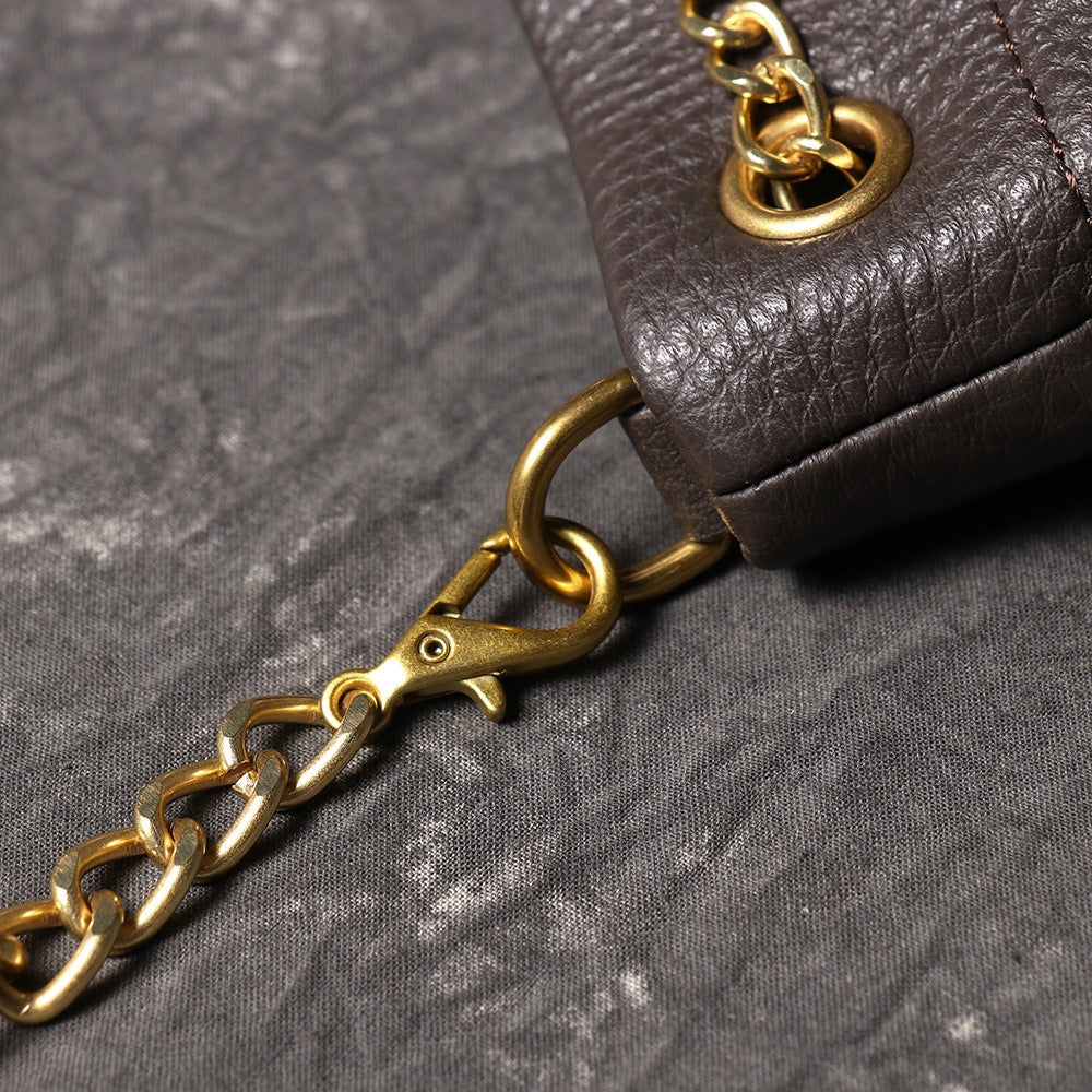 Crossbody Bag for Women – Genuine Leather, Genuine Leather Bucket Handmade Cowhide – detail view 32