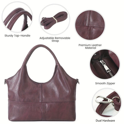 Crossbody Bag for Women – Genuine Leather, Adjustable Strap – detail view 10
