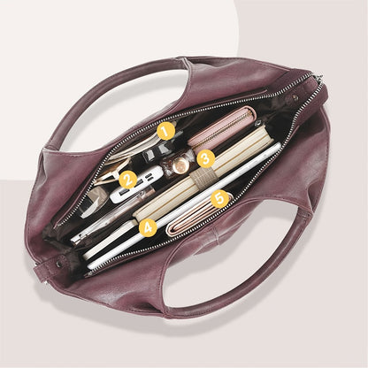 Crossbody Bag for Women – Genuine Leather, Adjustable Strap – detail view 16