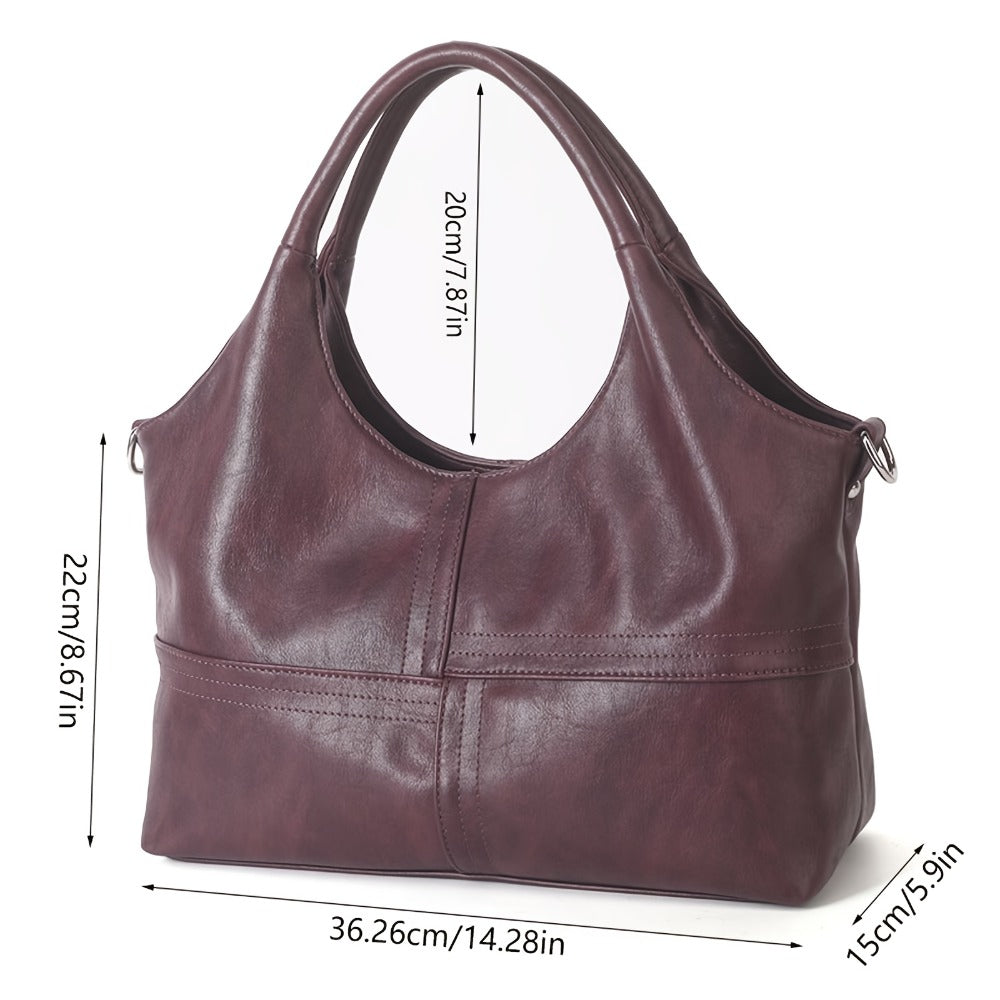 Crossbody Bag for Women – Genuine Leather, Adjustable Strap – detail view 8
