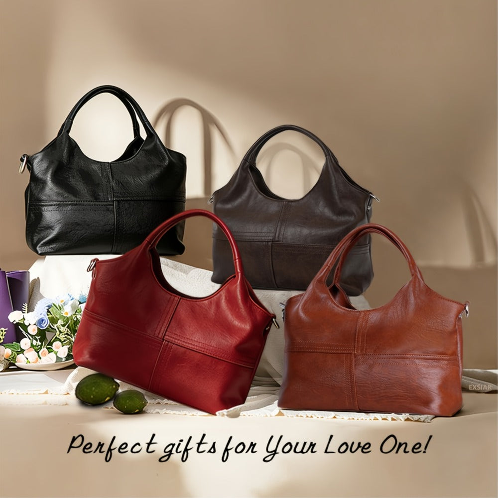 Crossbody Bag for Women – Genuine Leather, Adjustable Strap – front view