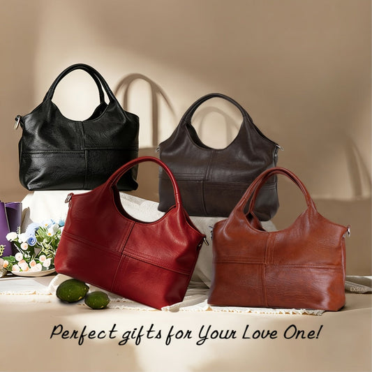 Crossbody Bag for Women – Genuine Leather, Adjustable Strap – front view