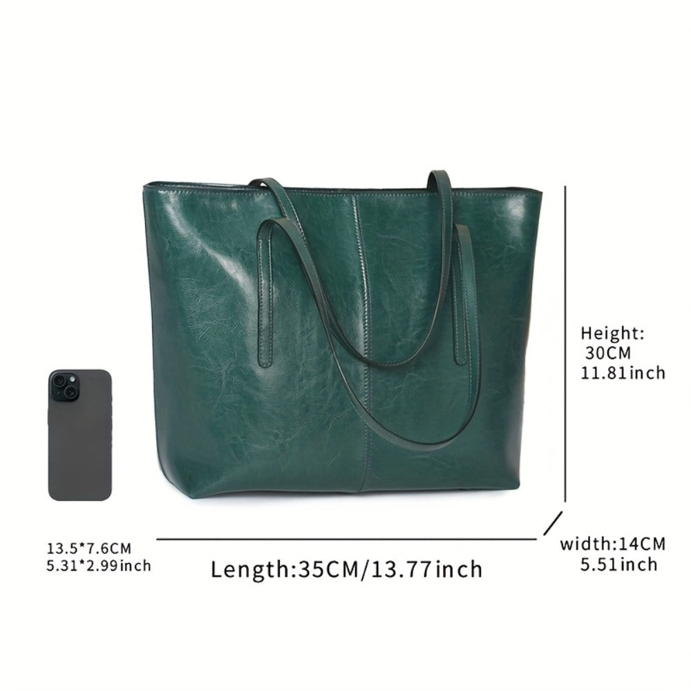 Crossbody Bag for Women – Genuine Leather, Oil Wax Genuine Leather Way – detail view 8