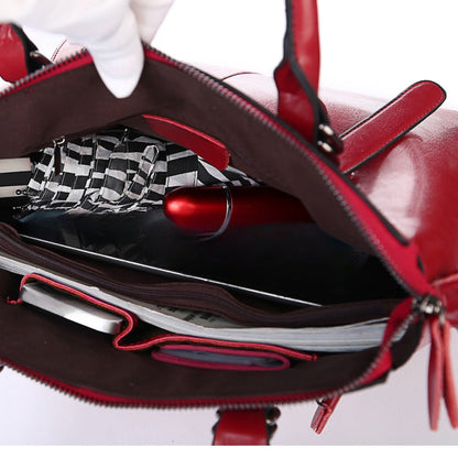 Crossbody Bag for Women – Genuine Leather, for Travel & Work – detail view 7