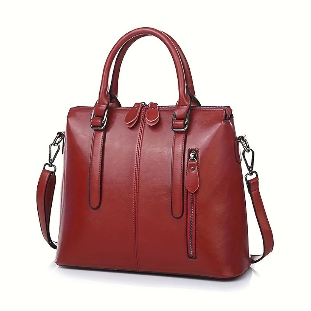 Crossbody Bag for Women – Genuine Leather, for Travel & Work – detail view 9