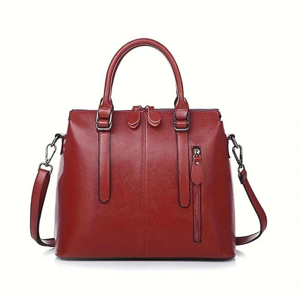 Crossbody Bag for Women – Genuine Leather, for Travel & Work – detail view 10