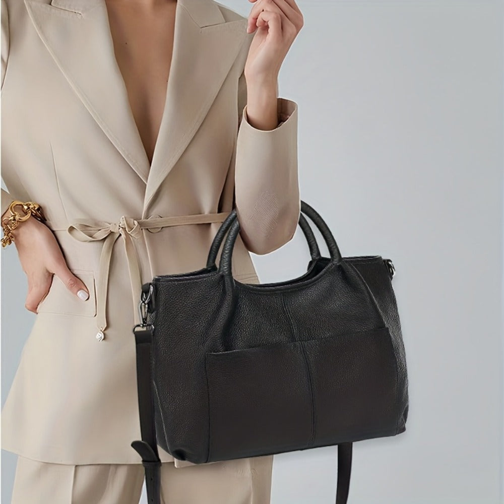 Crossbody Bag for Women – Genuine Leather, Large Capacity, for Work – detail view 9